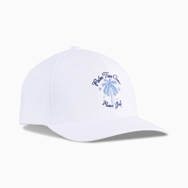 PUMA x PALM TREE CREW Golf Cap, White Glow, large-ZAF