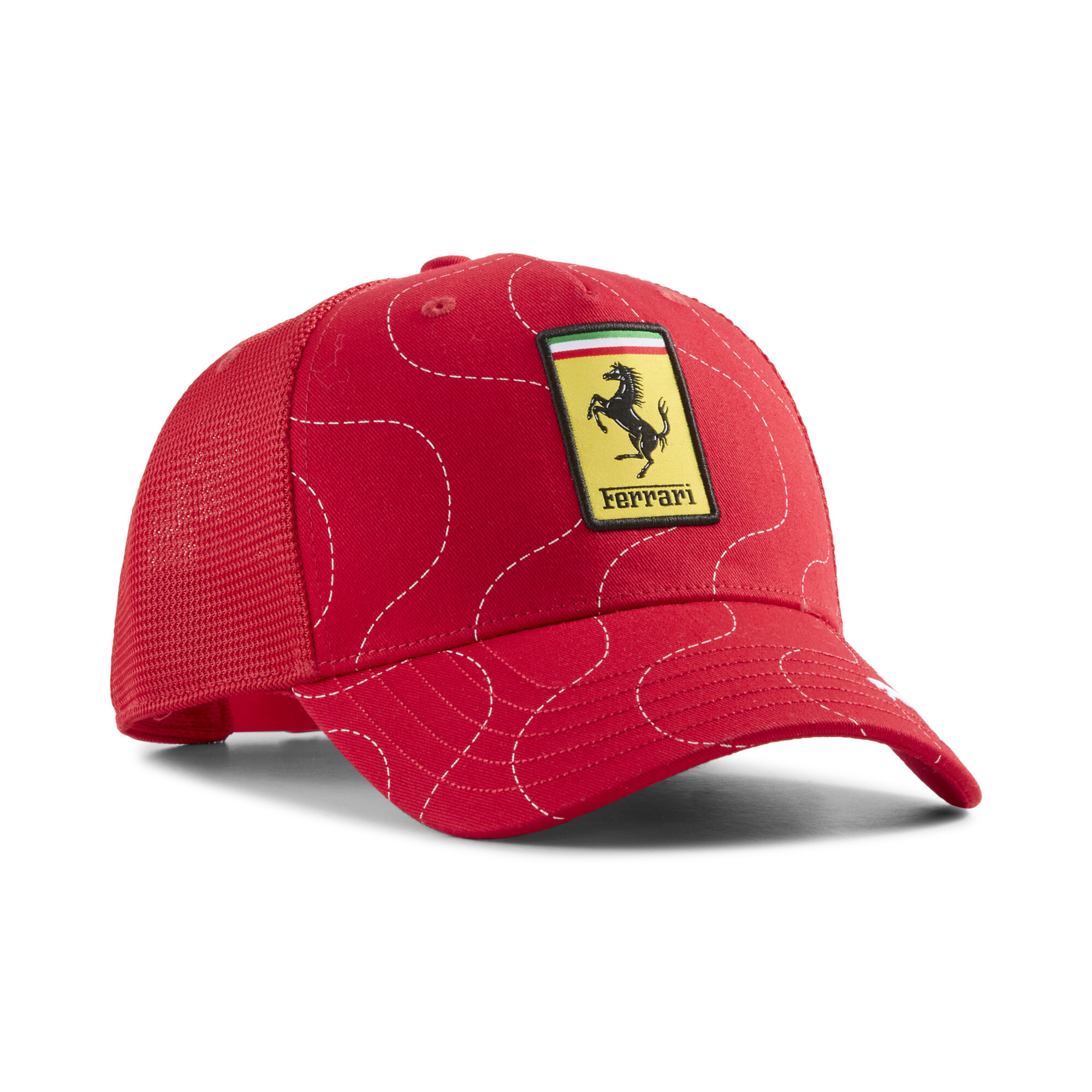 Puma Scuderia Ferrari Monza Trucker Cap In Red