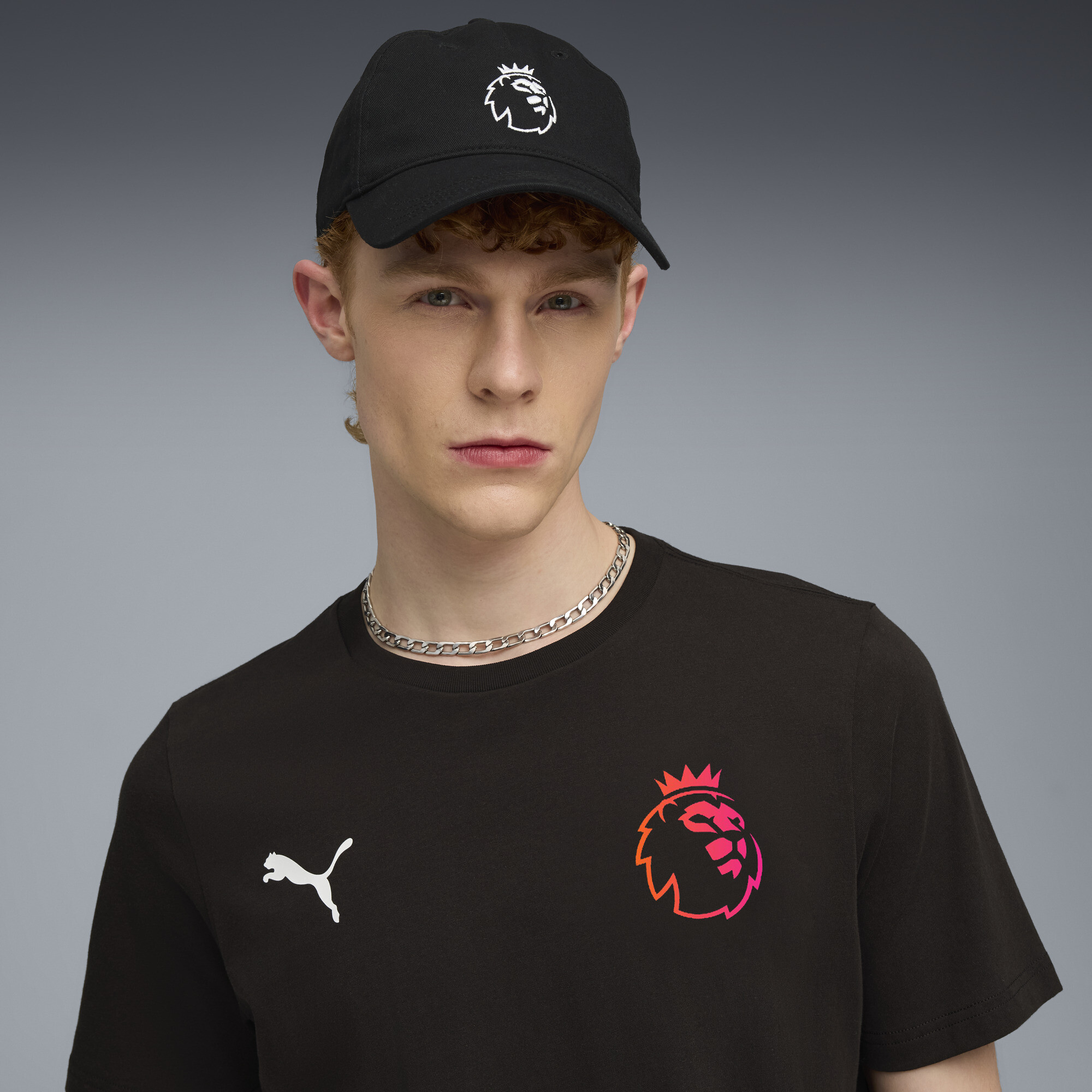 PUMA Premier League pet, Zwart/Wit thumbnail 4