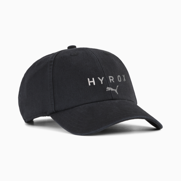 Gorra con visera PUMA x HYROX, PUMA Black, large-MEX