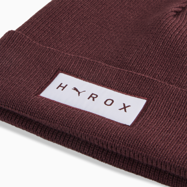 PUMA x HYROX Mid Crown Beanie, Ruby Shimmer, large-ZAF