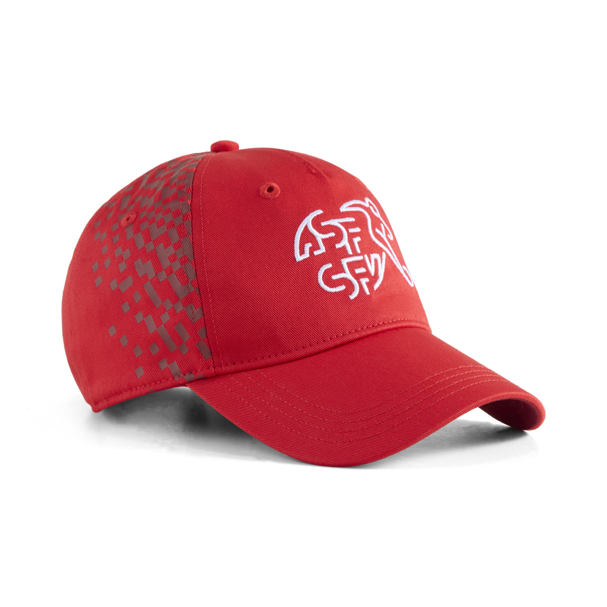 Puma Schweiz Essentials Cap | Mit Print | Red/Dark Crimson