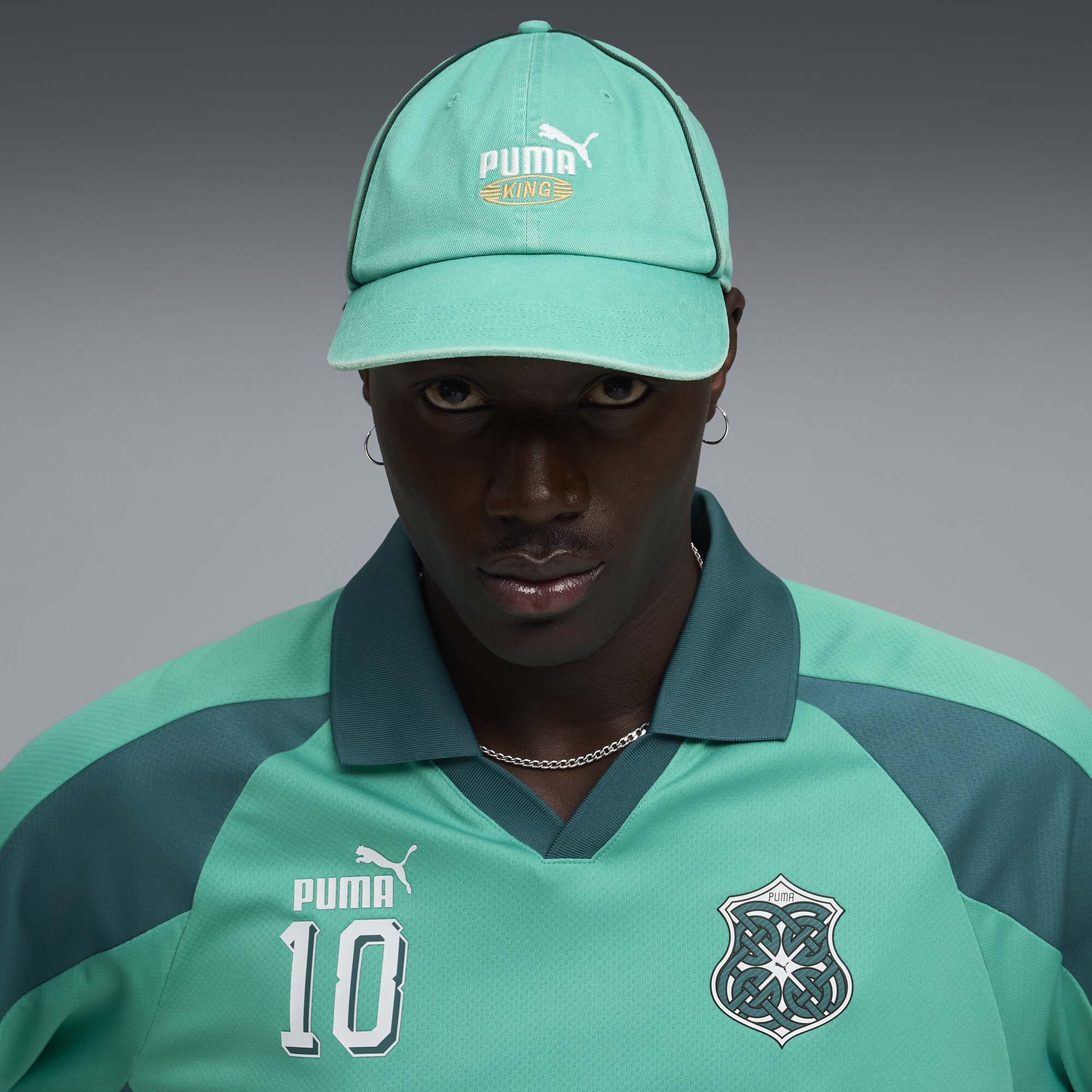 PUMA KING baseballpet, Groen thumbnail 4