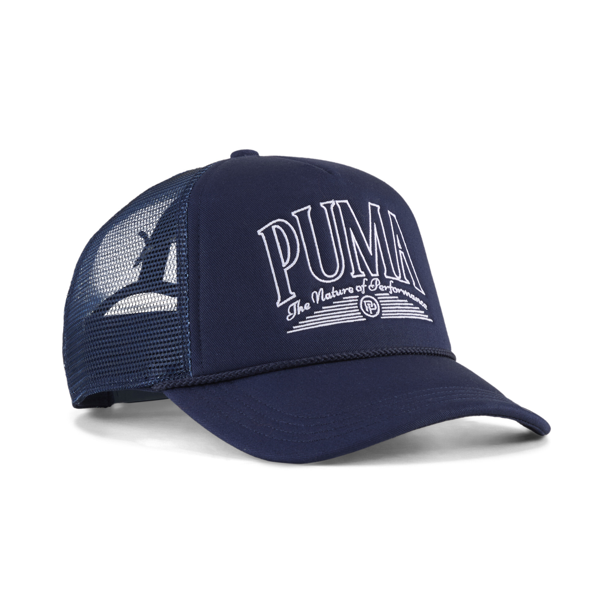 Vintage PUMA truckerpet, Blauw