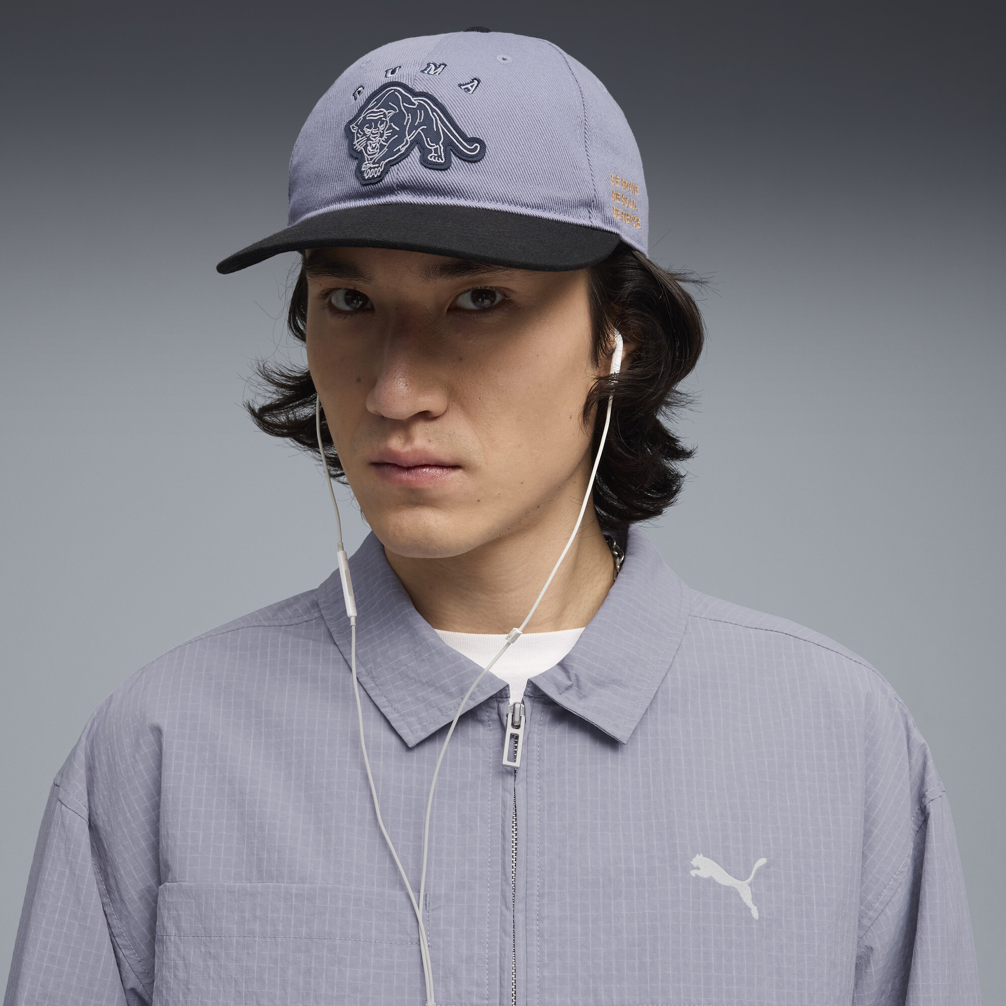 PUMA Vintage licht gebogen pet, Grijs thumbnail 5