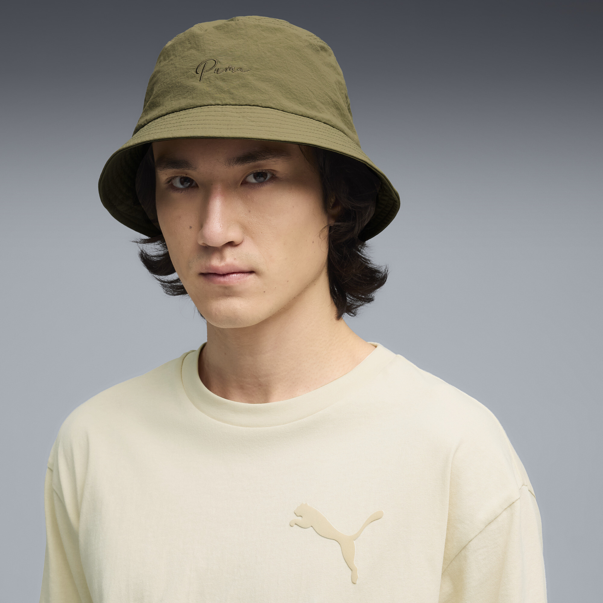 PUMA Premium Essentials Script buckethat, Maat S thumbnail 4