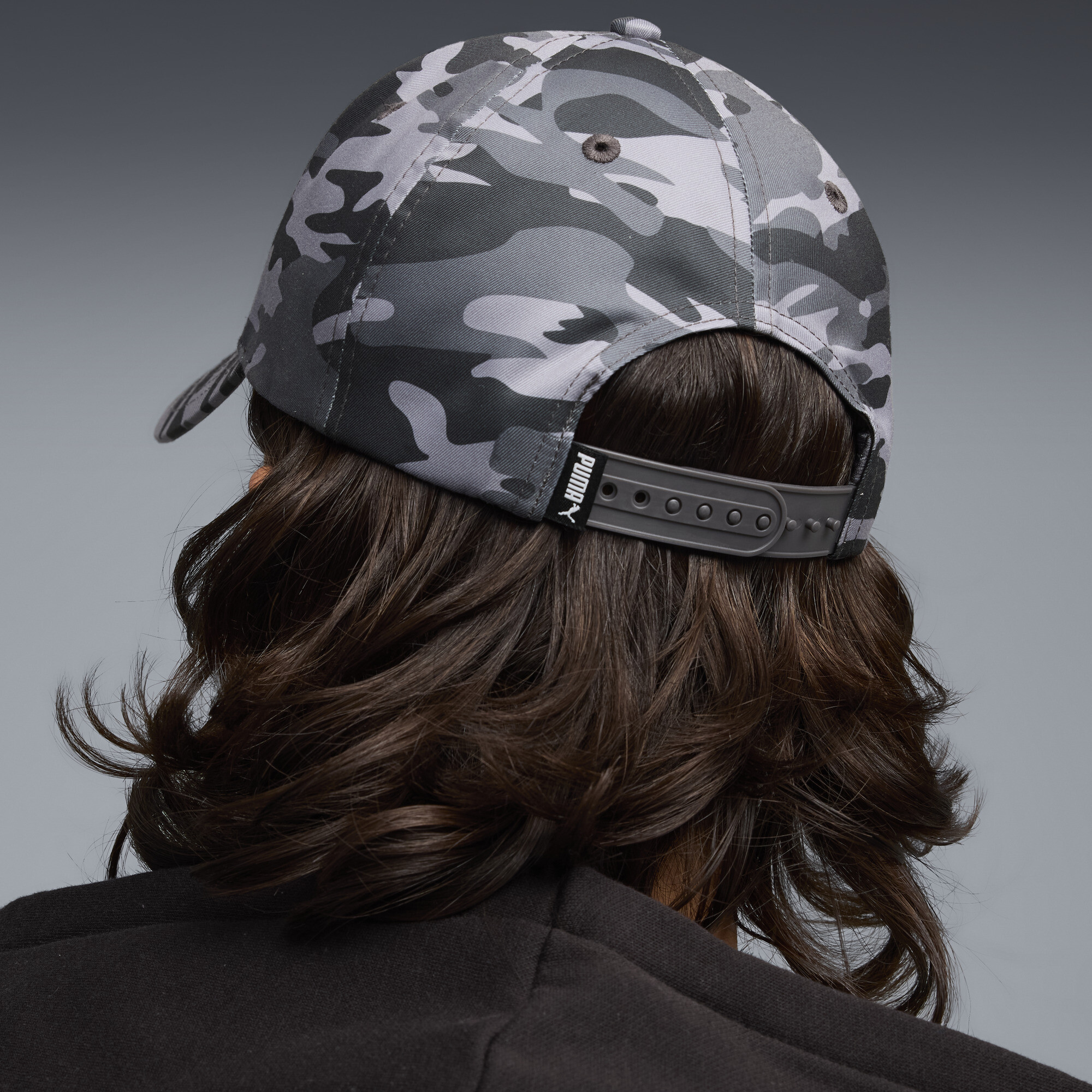 PUMA Essentials Elevated baseballpet met print, Zwart thumbnail 3