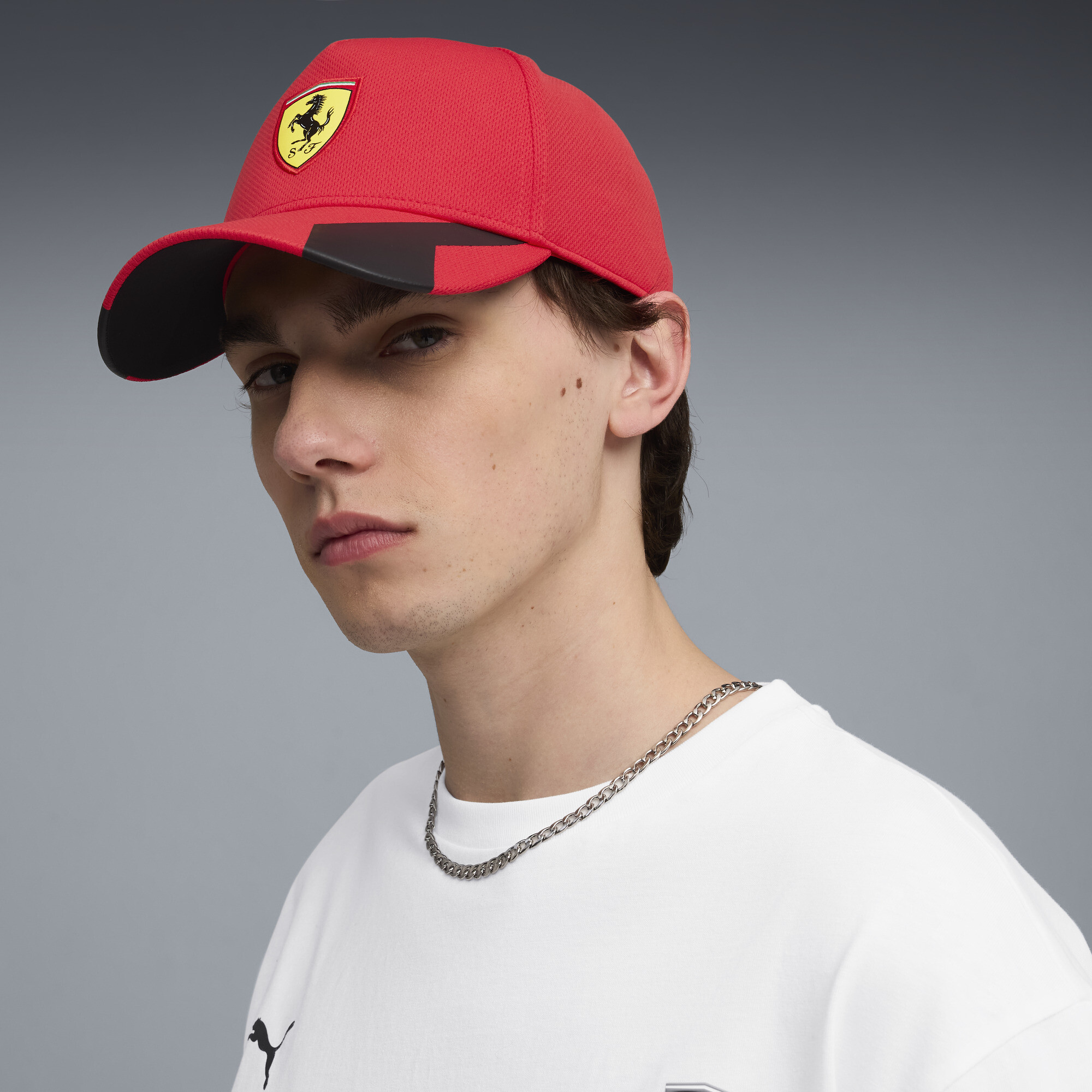 PUMA Scuderia Ferrari baseballpet, Rood thumbnail 4