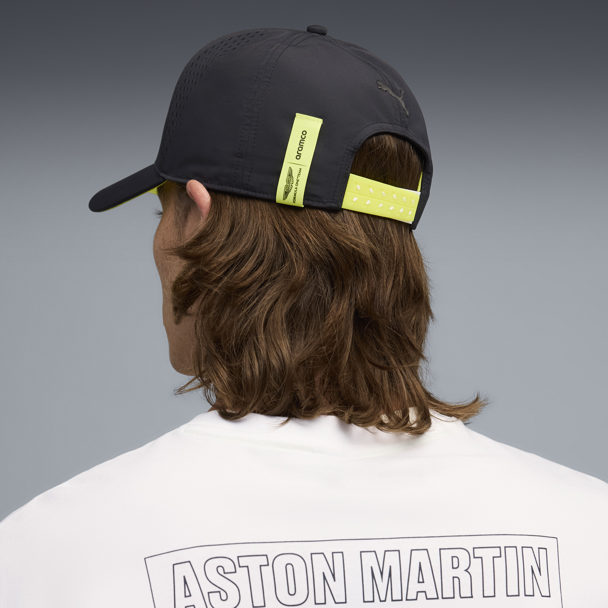 PUMA x ASTON MARTIN ARAMCO F1Â® TEAM Lifestyle baseballpet, Zwart thumbnail 3