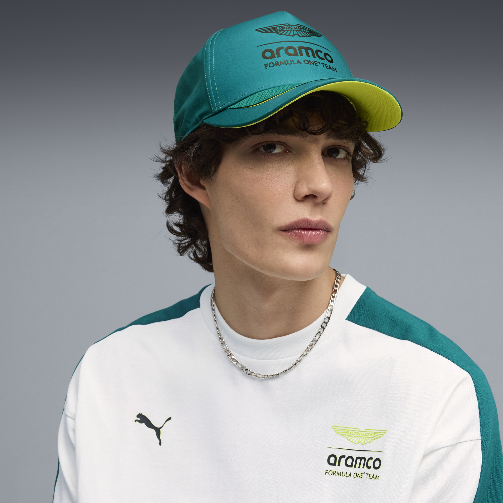 PUMA x ASTON MARTIN ARAMCO F1® TEAM baseballpet, Groen thumbnail 4