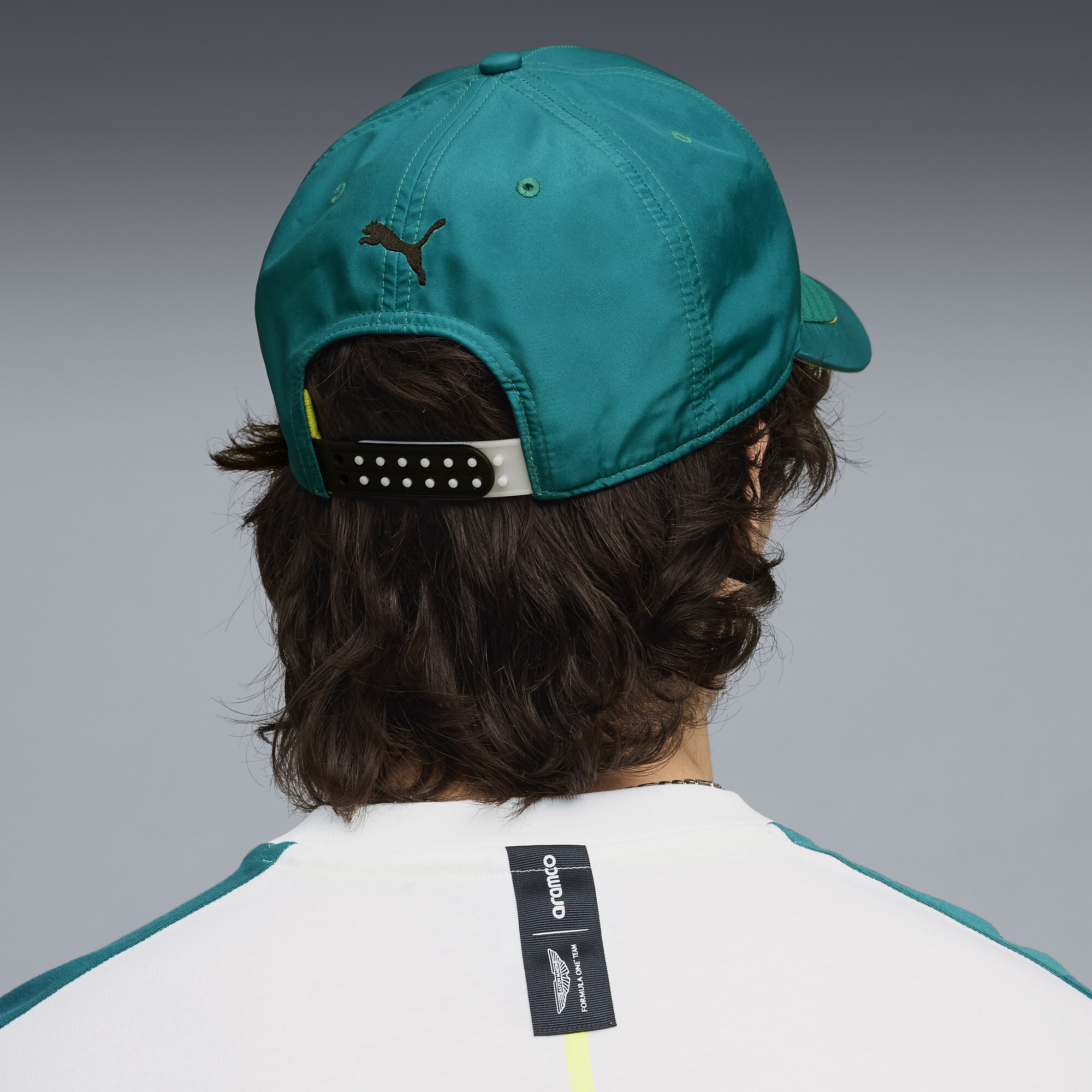 PUMA x ASTON MARTIN ARAMCO F1® TEAM baseballpet, Groen thumbnail 3