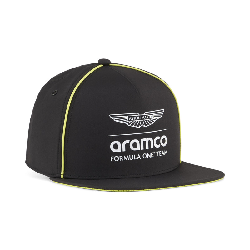 

PUMA Aston Martin F1 Flat Brim Logo Print Cap
