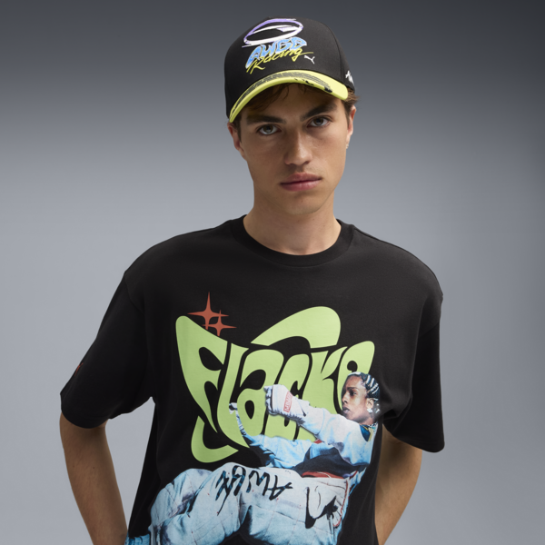 Gorra AWGE de A$AP ROCKY x PUMA, PUMA Black-Lime Sheen, large-MEX