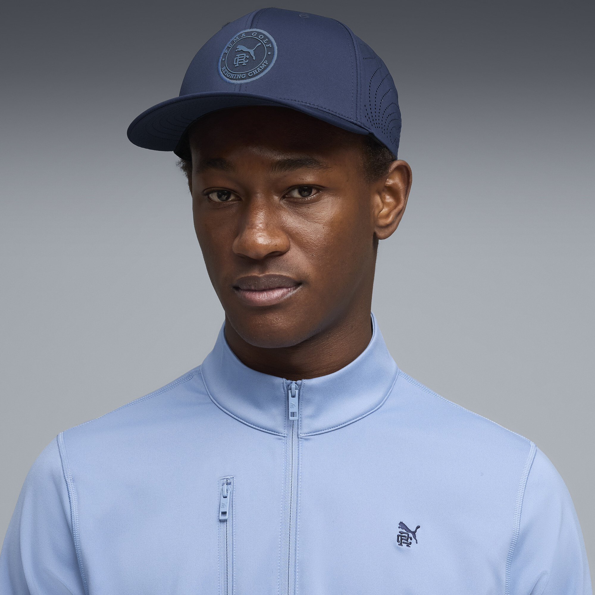 PUMA x REIGNING CHAMP golfpet voor Heren, Blauw thumbnail 5