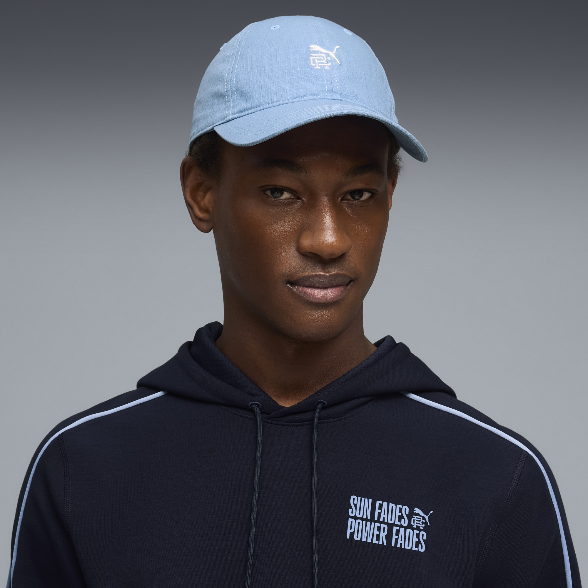 PUMA x REIGNING CHAMP golfpet voor Heren, Blauw thumbnail 5