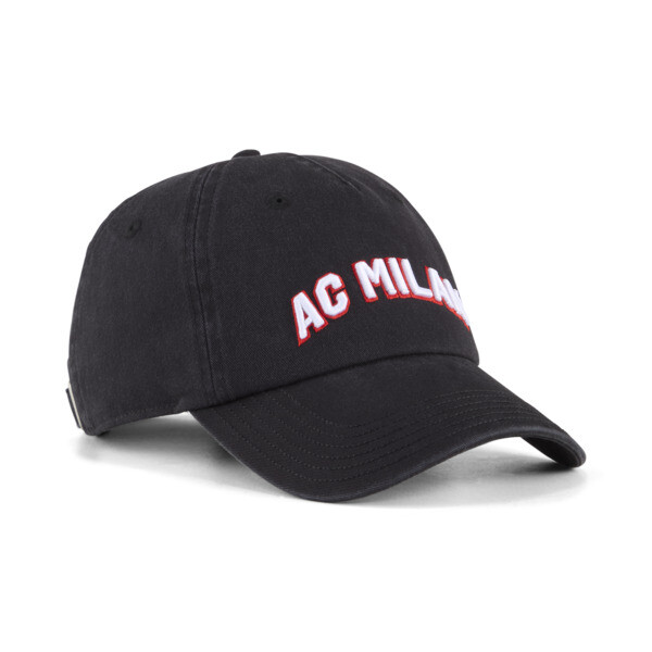 Gorra PUMA con visera AC Milan ftblCULTURE En Negro/For All Time Rojo