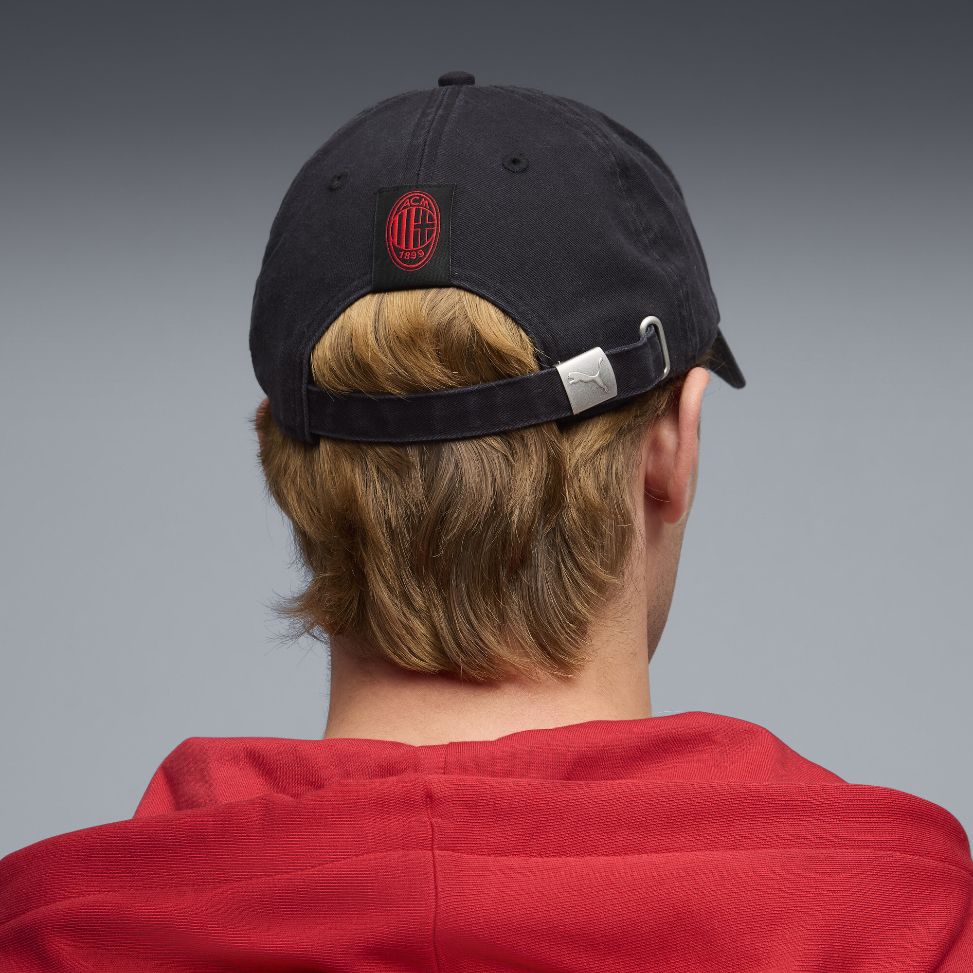 PUMA AC Milan ftblCulture pet, Zwart/Rood thumbnail 4