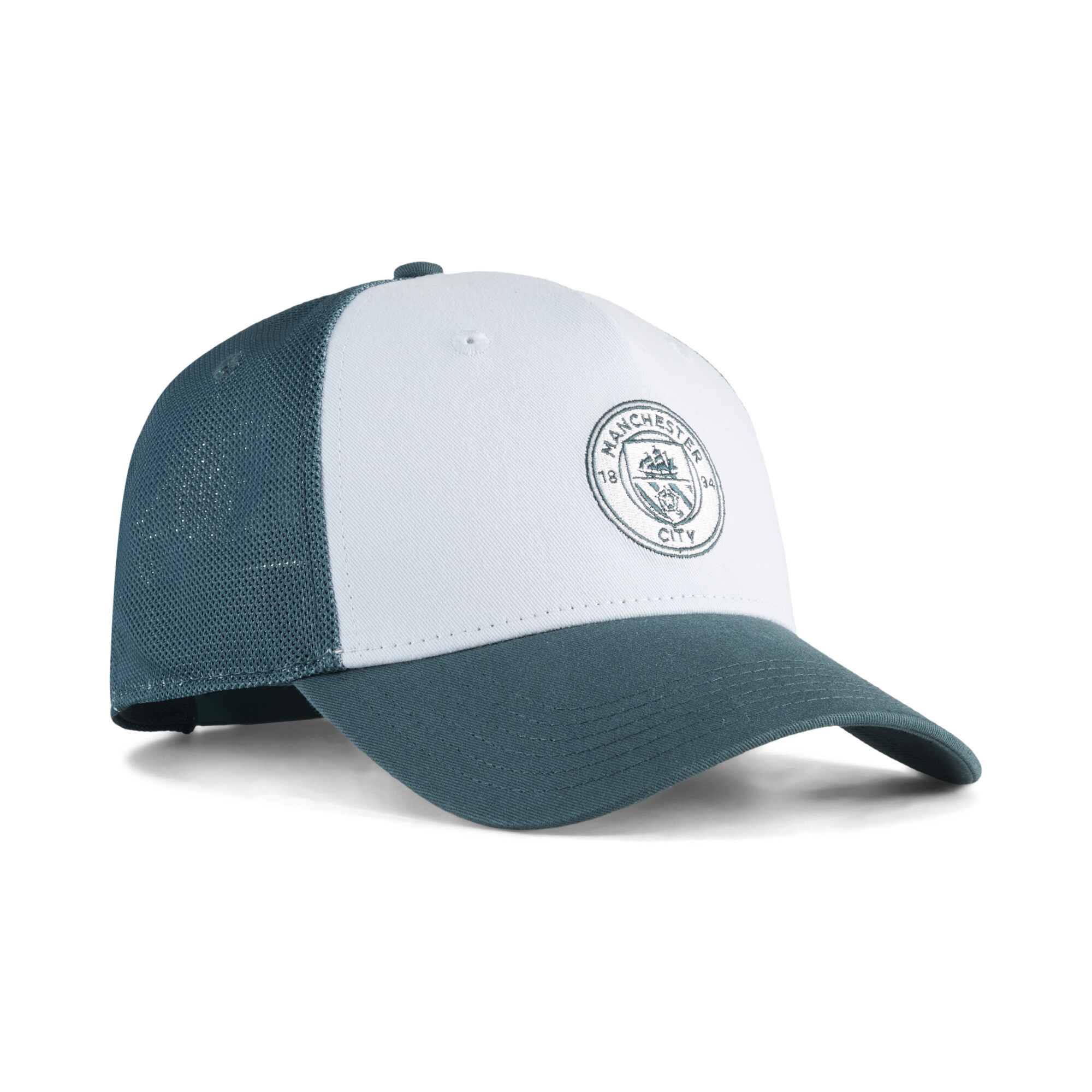 PUMA Manchester City King Trucker Hat in Green