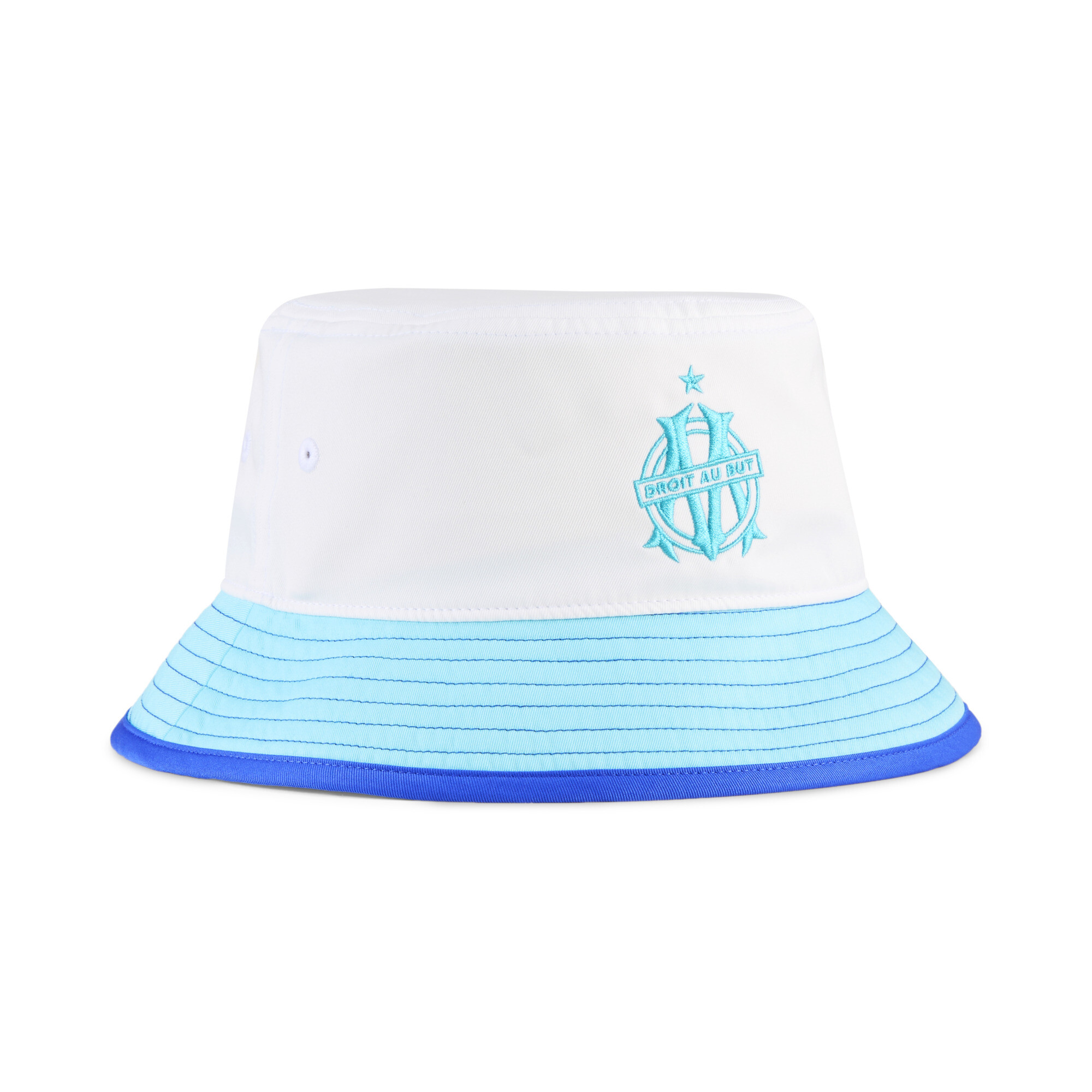 PUMA Gorro tipo pescador Olympique de Marseille ftblEssentials, Accesoiros, Blanco, OSFA