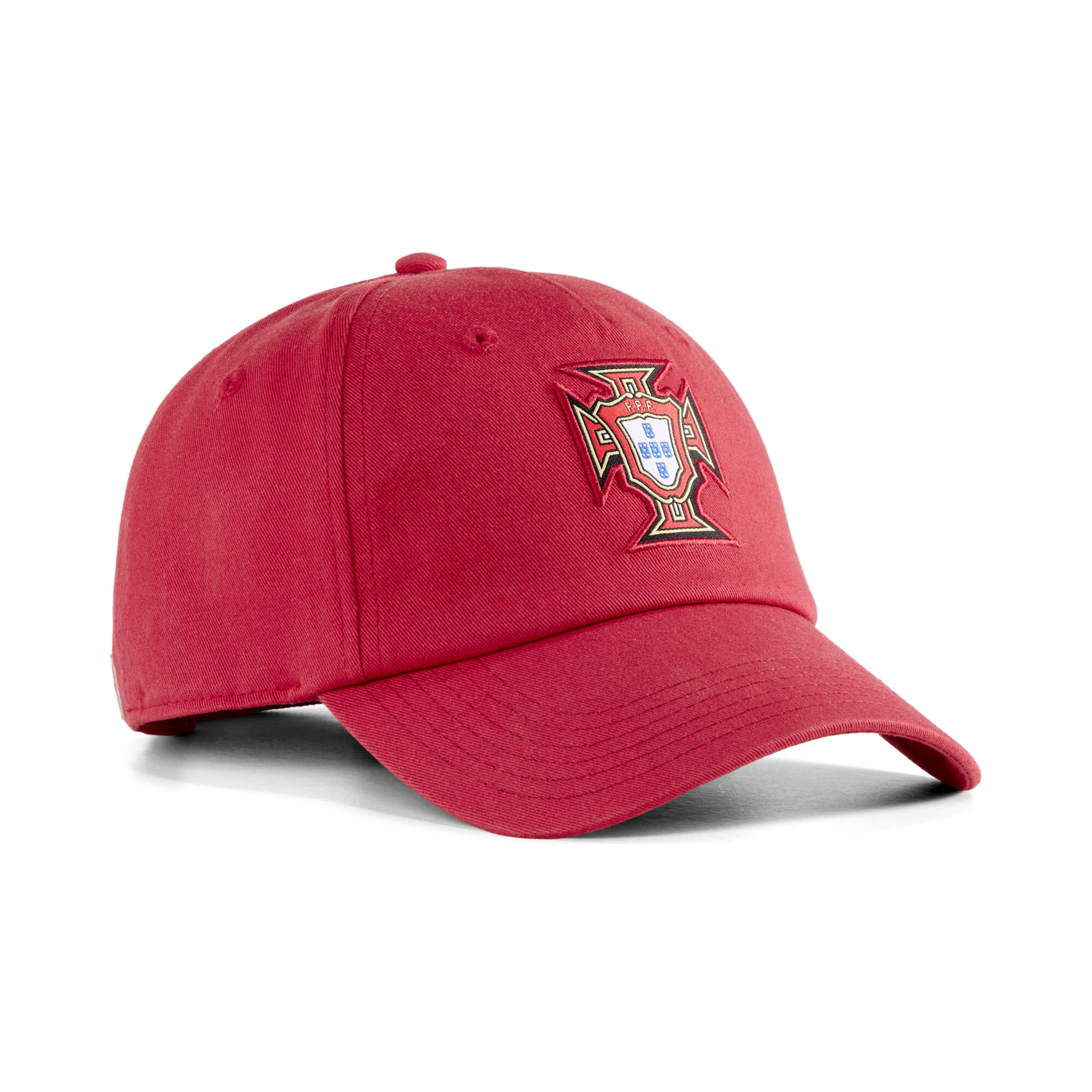 PUMA Portugal ftblEssentials Cap, Football, Club Red/Green Lagoon, OSFA