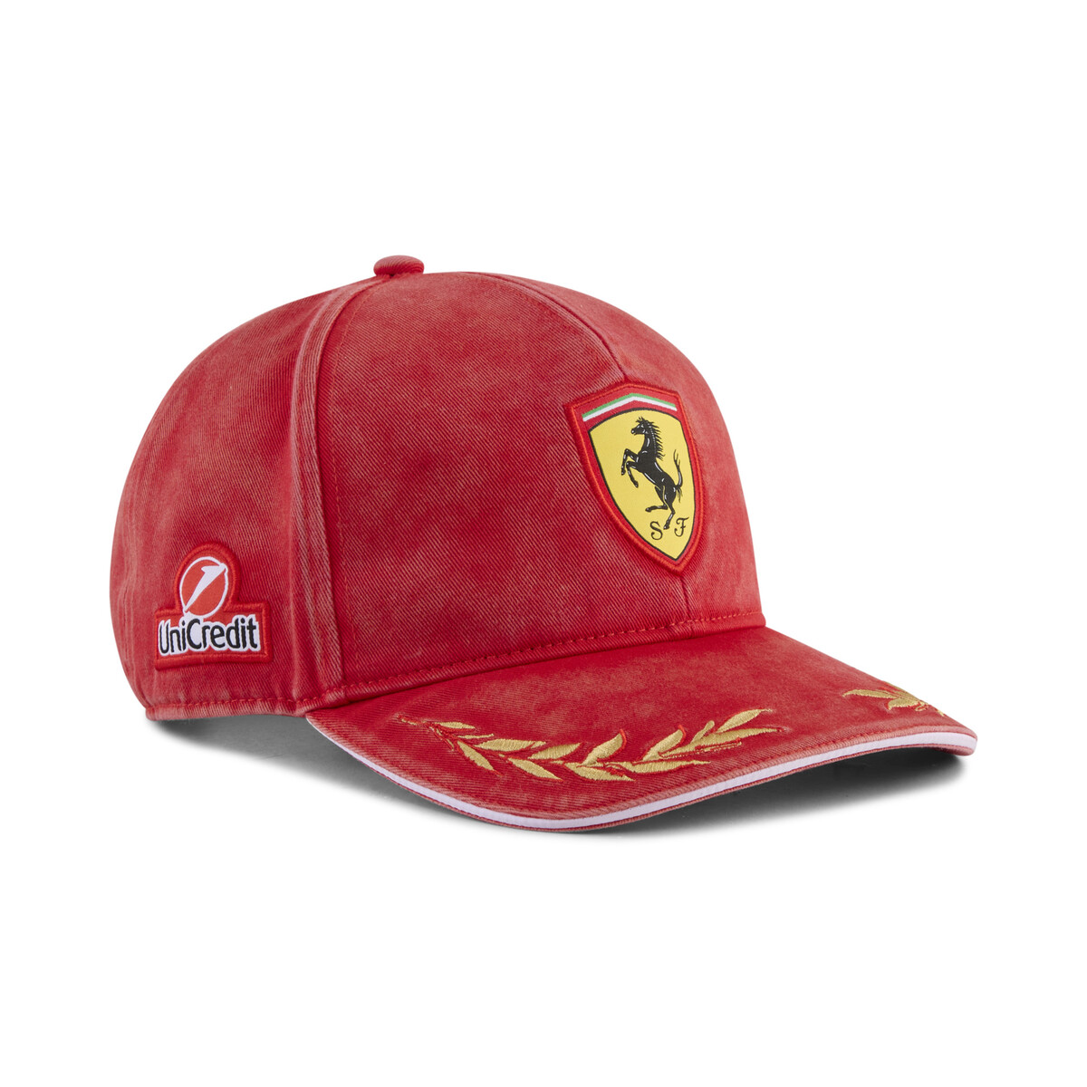 Scuderia Ferrari Replica Monza Charles Leclerc Baseball Cap in Red by PUMA, One Size