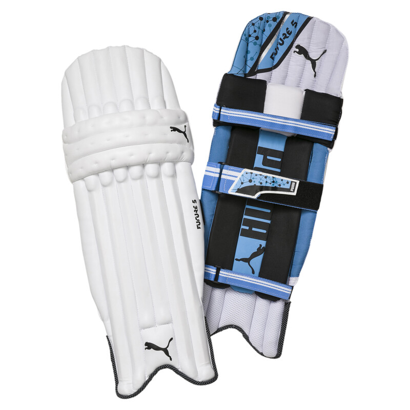 

PUMA Future 20.5 Cricket Batting Pads, Black/silver/blue