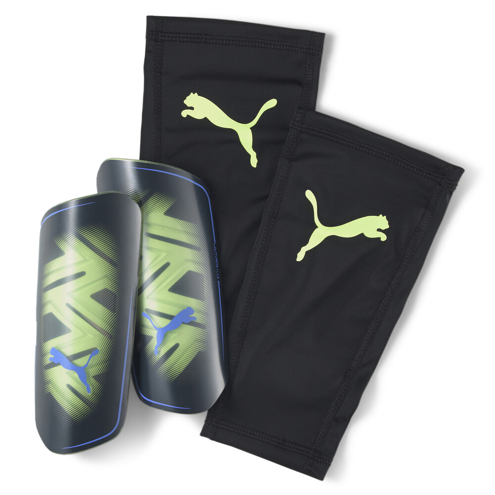 ULTRA Flex Sleeve Football Shin Guards Yellow PUMA