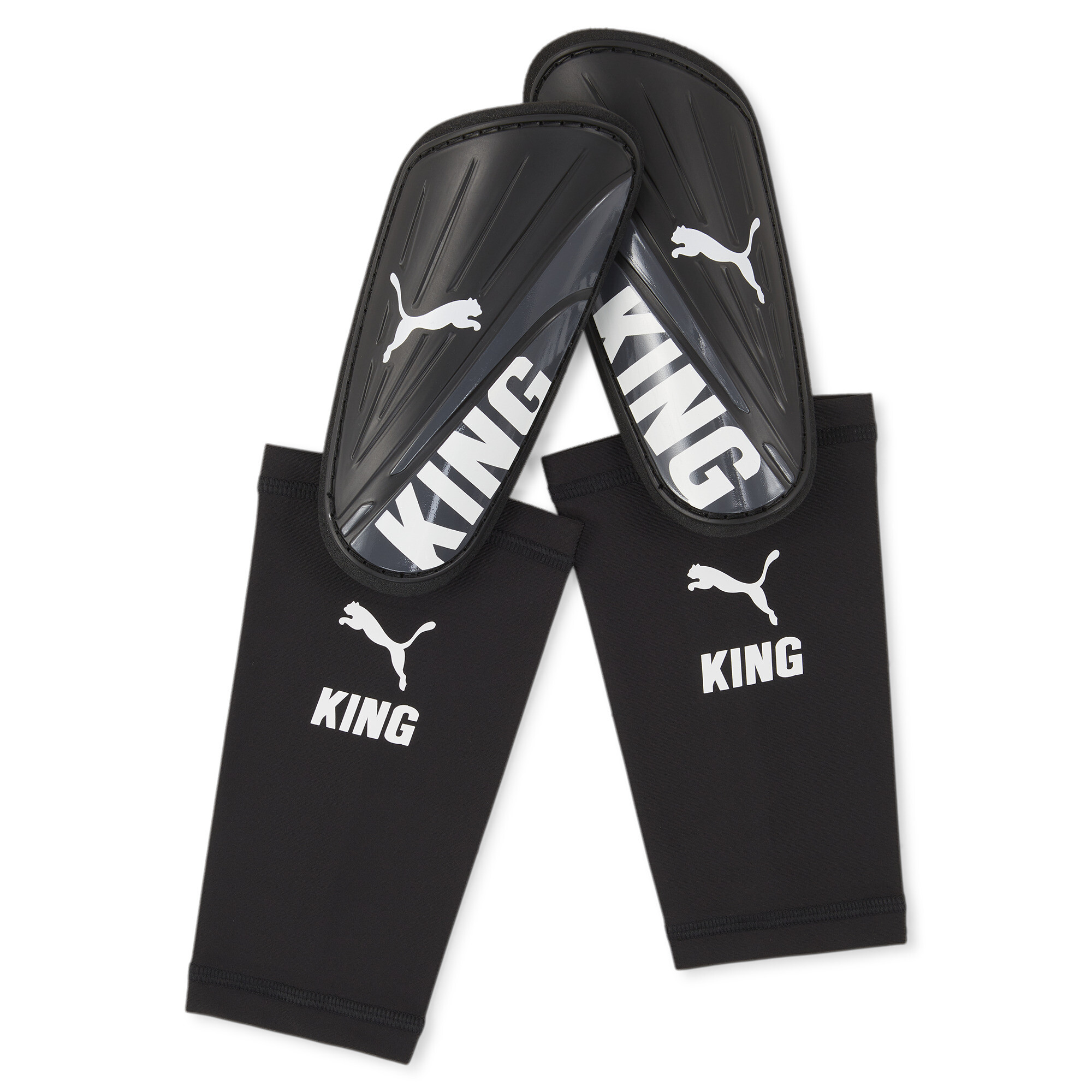 Puma KING Sleeve Schienbeinschoner | Mit Other Pattern | Black/White | Größe: L