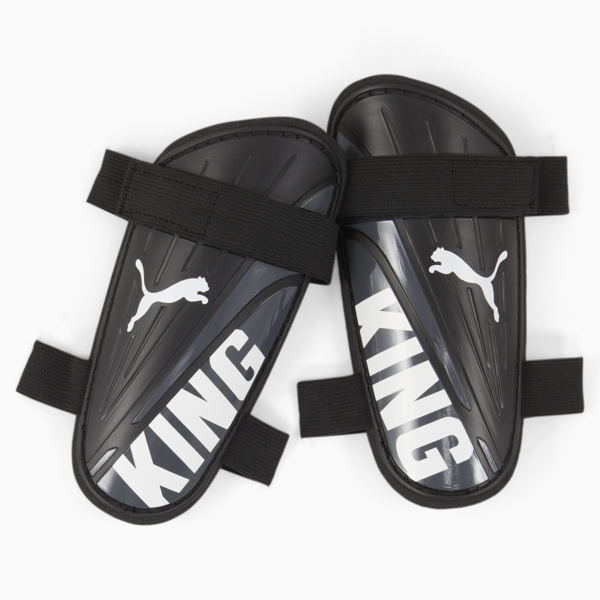 KING Strap Shin Guards, PUMA Black-PUMA White, large-ZAF