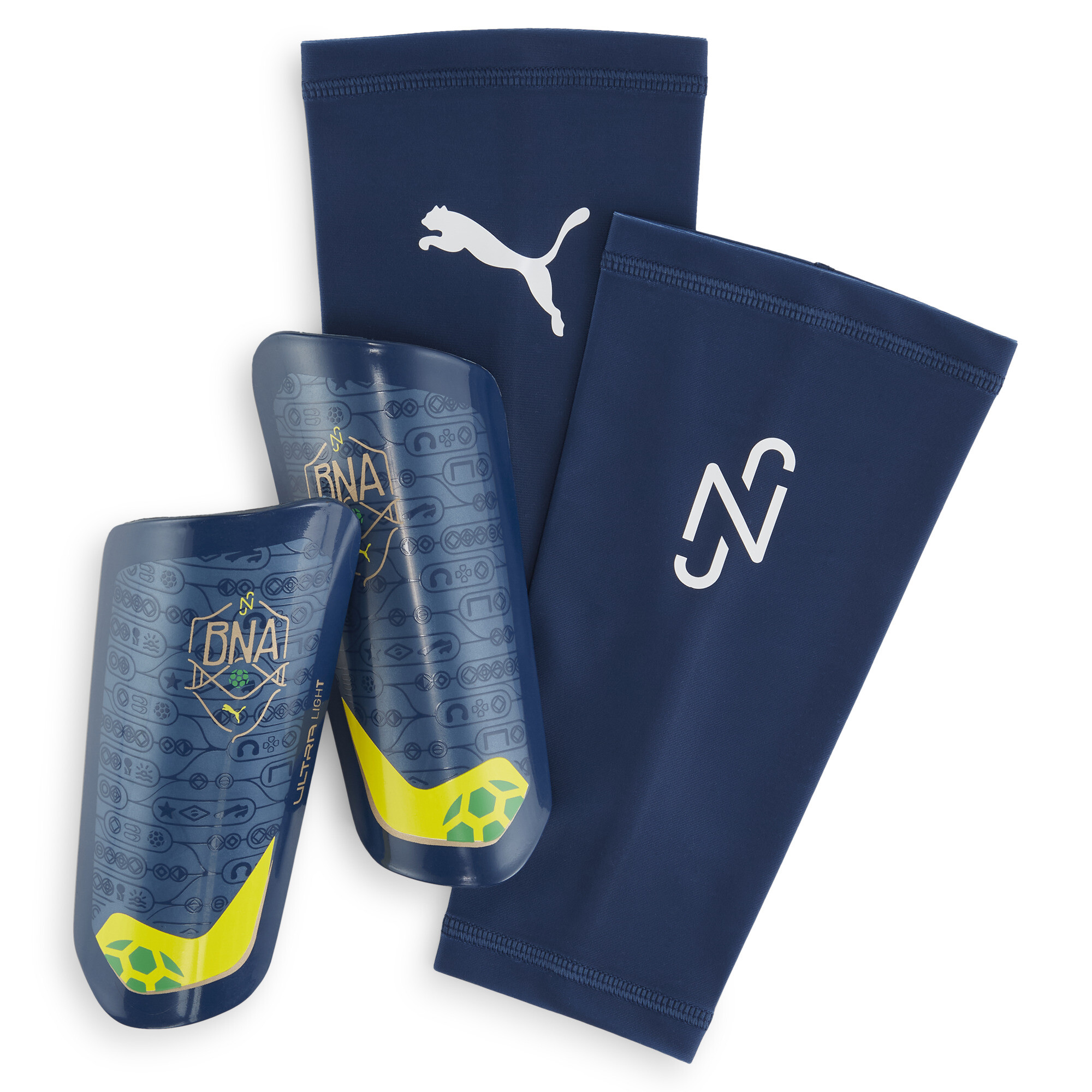 Puma Neymar JR "BNA" ULTRA Light Shinguards, Blue, Size L, Accessories