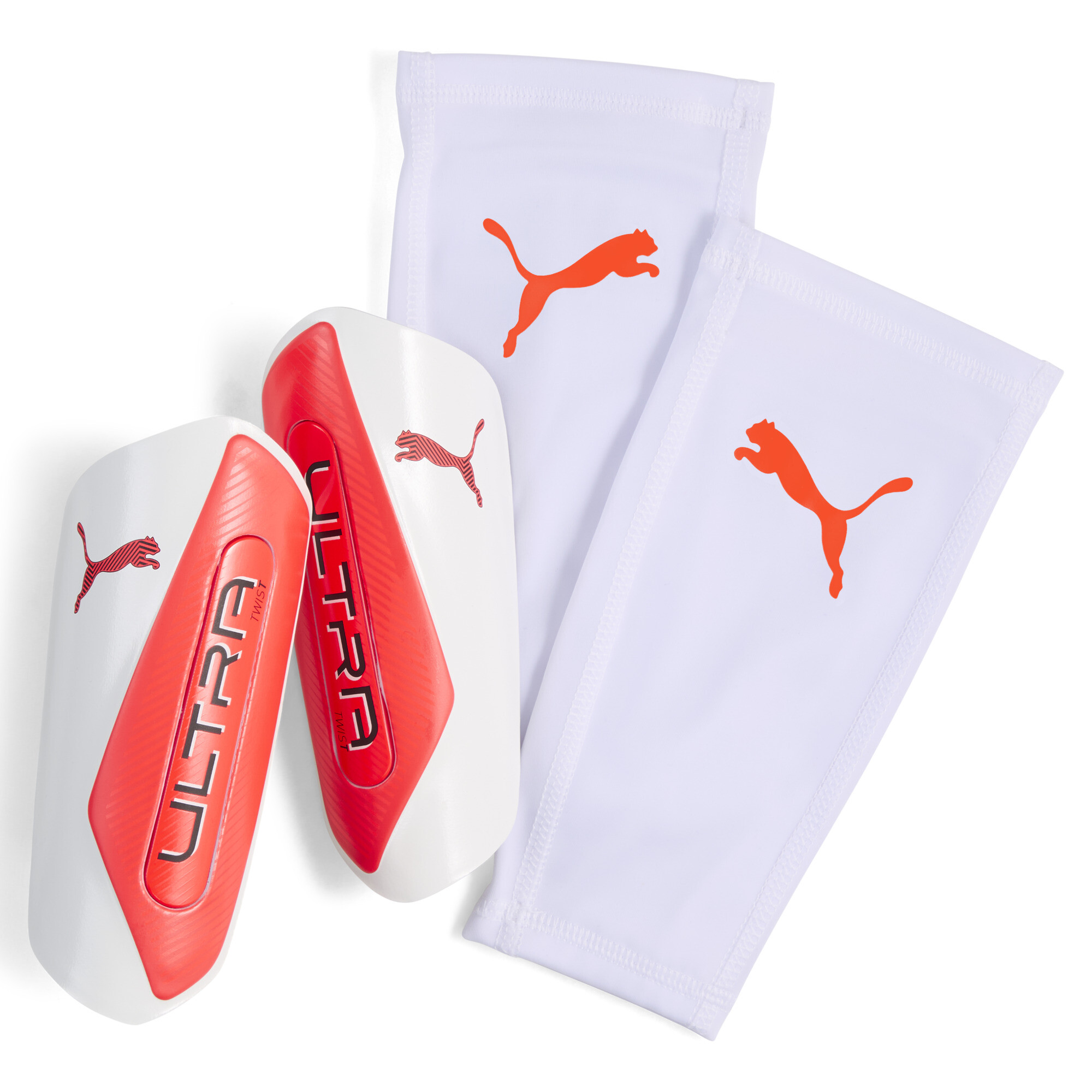Puma Ultra Twist Fußball Schienbeinschoner, Accessoires, Weiß, S
