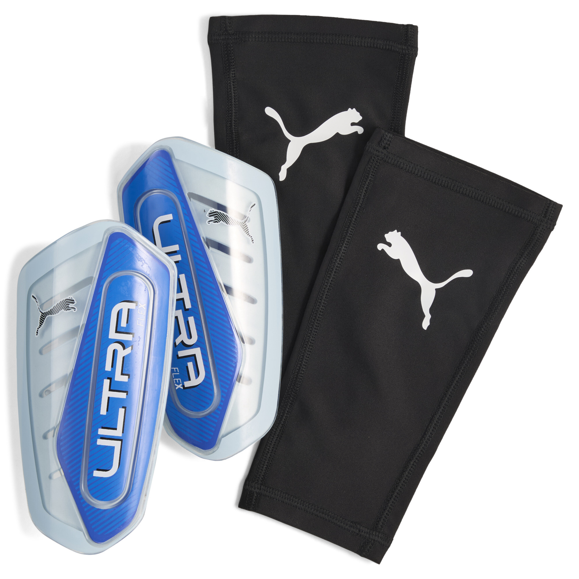 PUMA ULTRA Flex Football Sleeves Shinguards, Accessories, Ultra Blue/Icy Blue, M