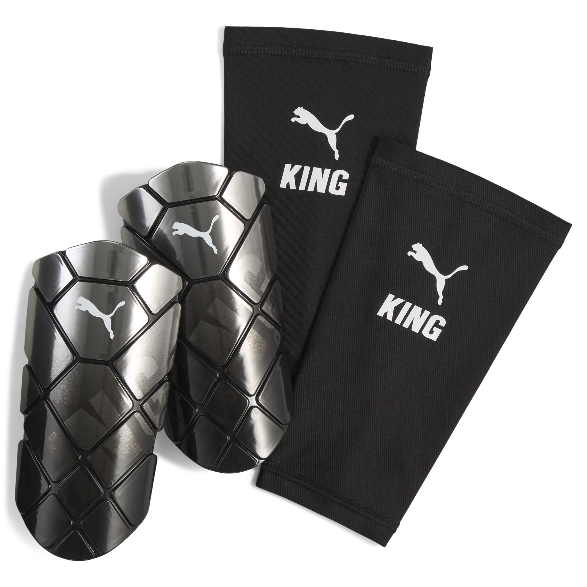 PUMA Espinilleras KING Sleeve unisex, Accesoiros, Negro, M