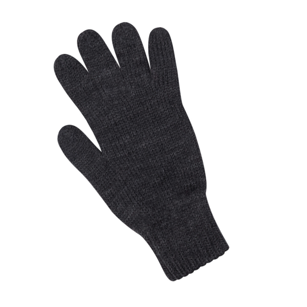 PUMA - Вязаные перчатки Fundamentals Knit Gloves – dark gray heather-light gray heather –, Серый