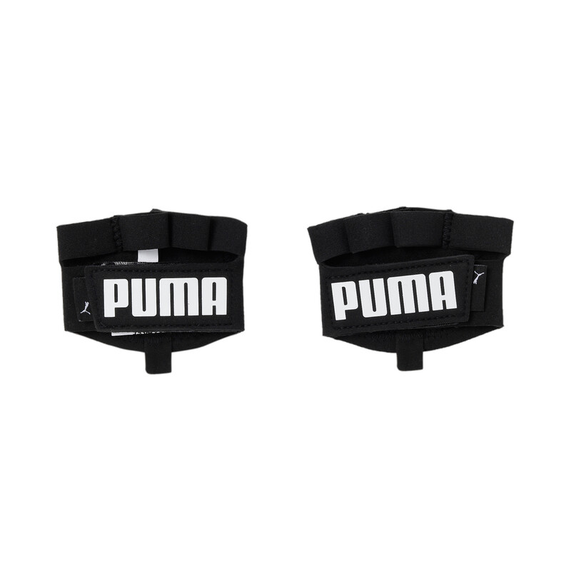 Kids PUMA Training Essential Grip Unisex Cut Fingered Gloves in White/Black size M