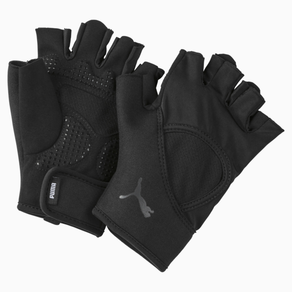 Essential Training Fingered Gloves, Puma Black, large-MEX