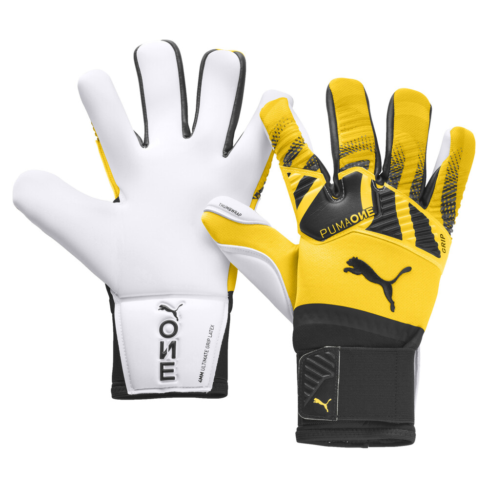 

PUMA - Вратарские перчатки PUMA One Grip 1 Hybrid Pro – ULTRA YELLOW-Black-White –, Желтый