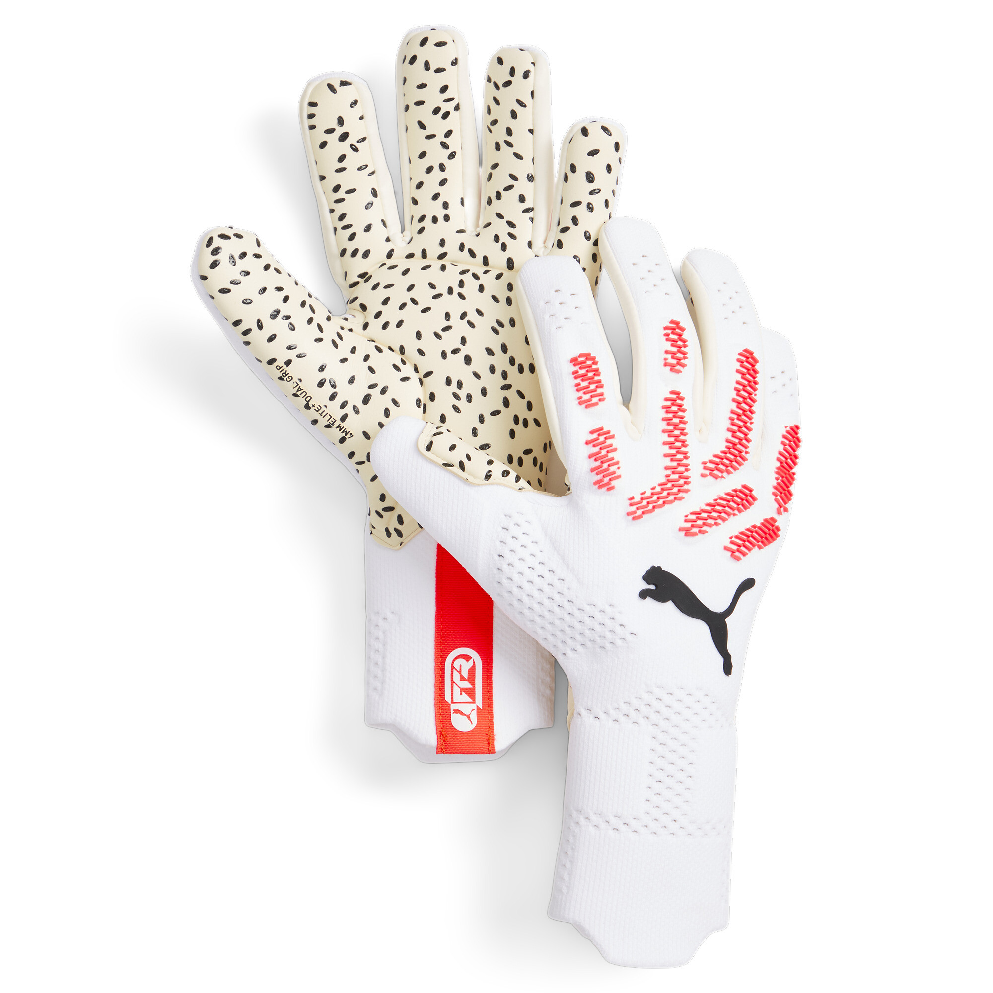 Men's Puma FUTURE Ultimate Negative Cut Football Goalkeeper Gloves, White, Size 10.5, Accessories