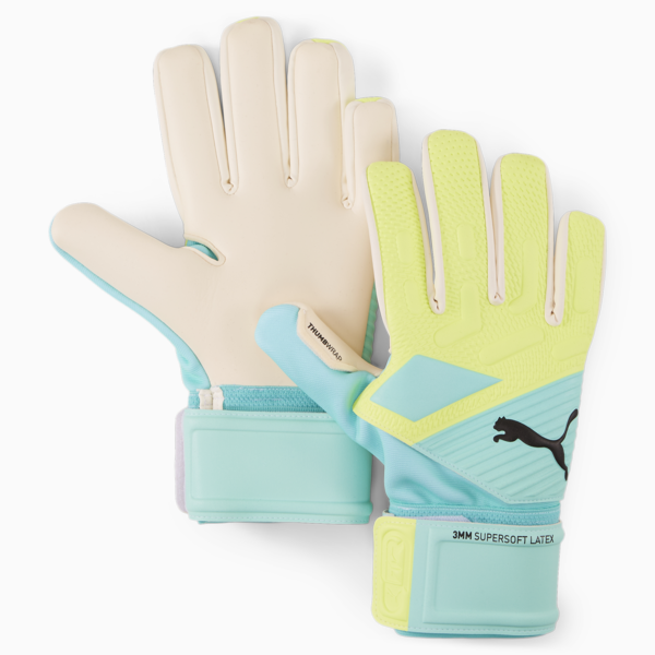 FUTURE Match NC Goalkeeper gloves, Electric Peppermint-Fast Yellow, large-ZAF