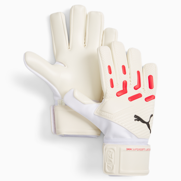 FUTURE Match NC Goalkeeper gloves, PUMA White-Fire Orchid, large-ZAF