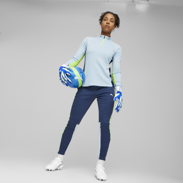 ULTRA Ultimate Hybrid Goalkeeper Gloves, Ultra Blue-PUMA White, large-ZAF
