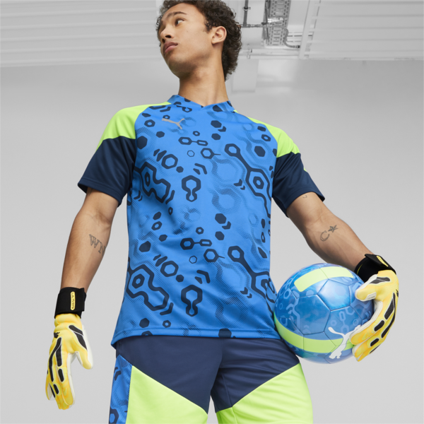 ULTRA Ultimate Hybrid Goalkeeper Gloves, Yellow Blaze-PUMA Black, large-ZAF