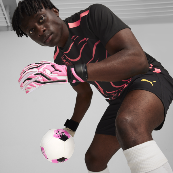 PUMA ULTRA Pro RC Goalkeeper Gloves, Poison Pink-PUMA White-PUMA Black, large-ZAF