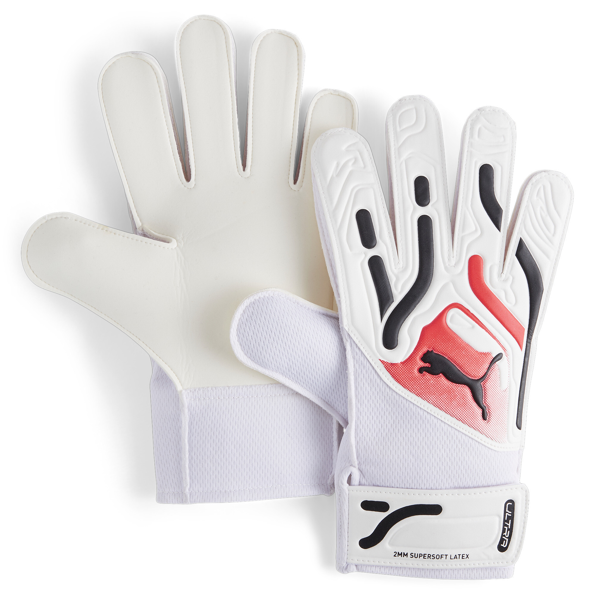 Puma ULTRA Play RC Goalkeeper Gloves, White, Size 10, Accessories