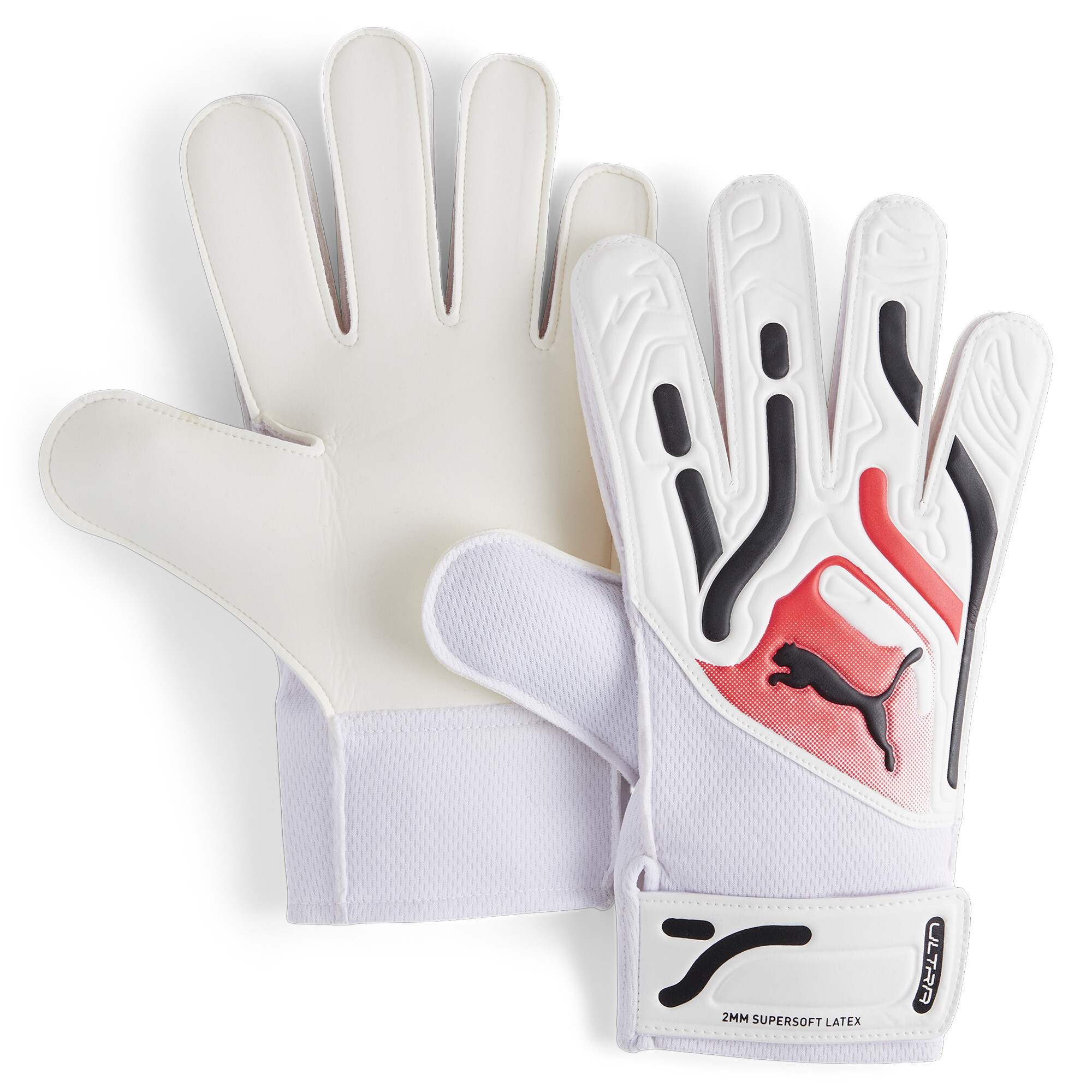 Puma ULTRA Play RC Goalkeeper Gloves, White, Size 11, Accessories