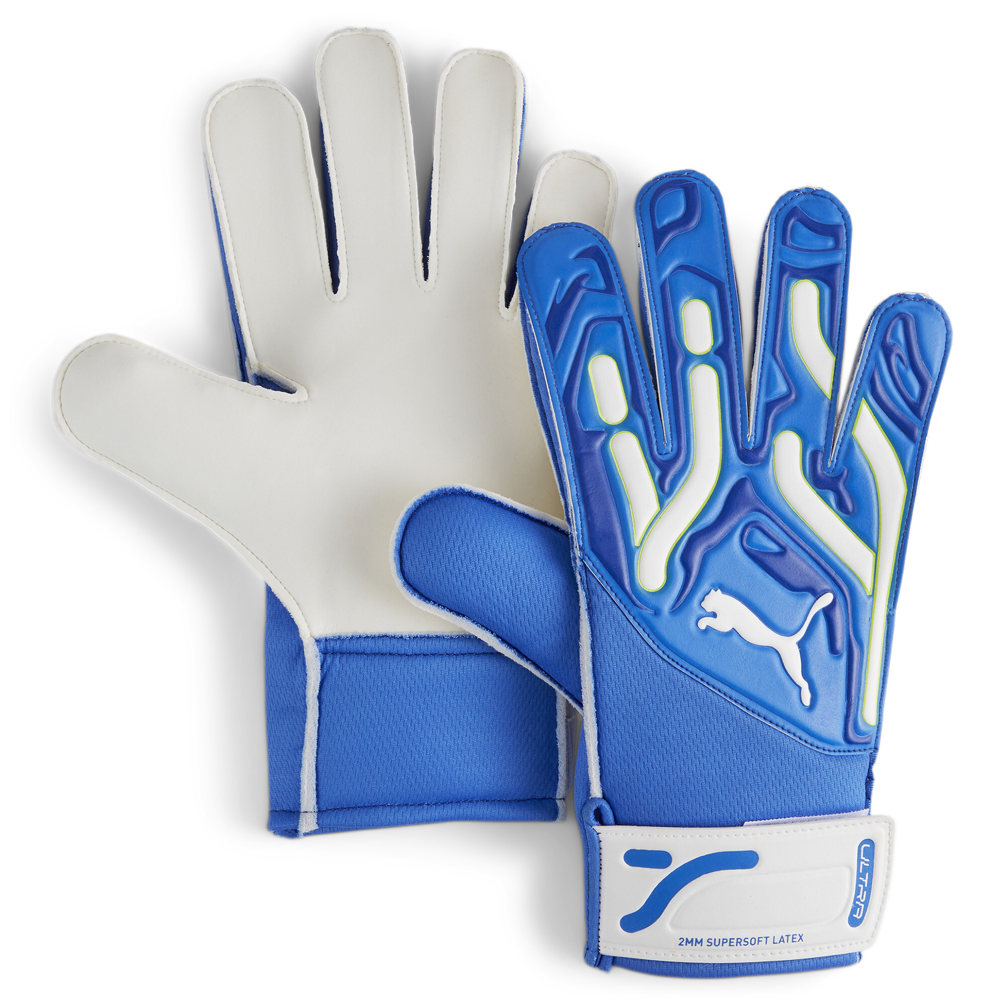 Puma ULTRA Play RC Goalkeeper Gloves, Blue, Size 4, Accessories