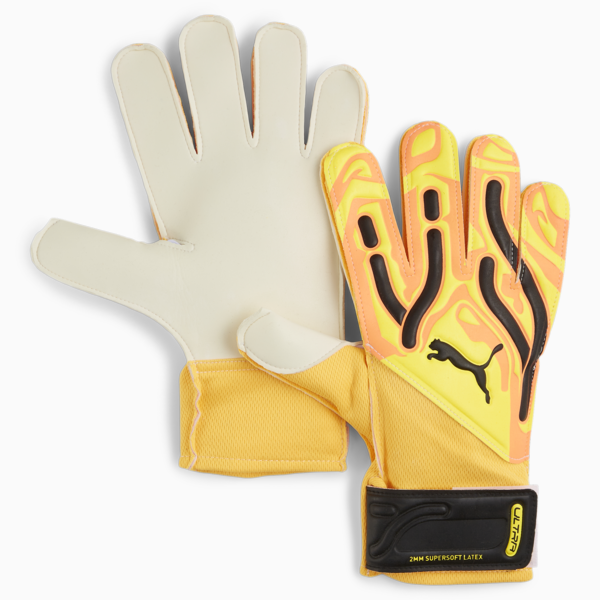 PUMA ULTRA Play RC Goalkeeper Gloves, Sunset Glow-Sun Stream-PUMA Black, large-ZAF