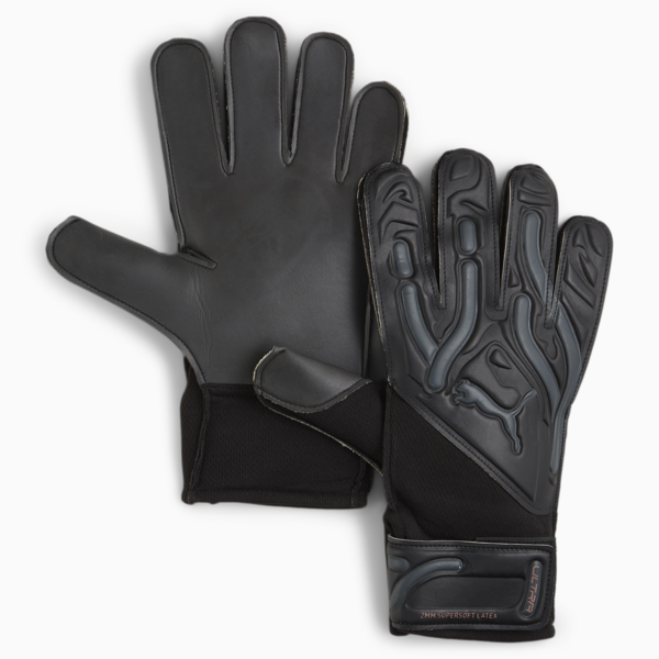 PUMA ULTRA Play RC Goalkeeper Gloves, PUMA Black-Shadow Gray-Copper Rose, large-ZAF