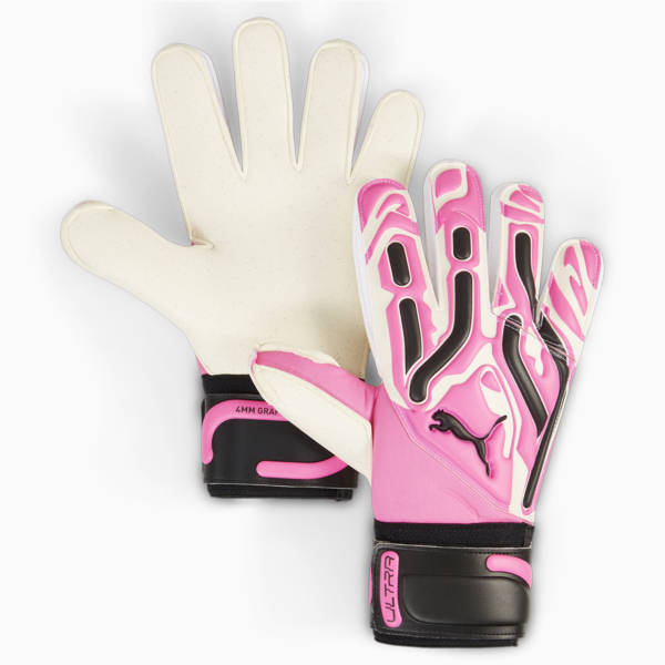 PUMA ULTRA Pro Protect RC Goalkeeper Gloves, Poison Pink-PUMA White-PUMA Black, large-ZAF