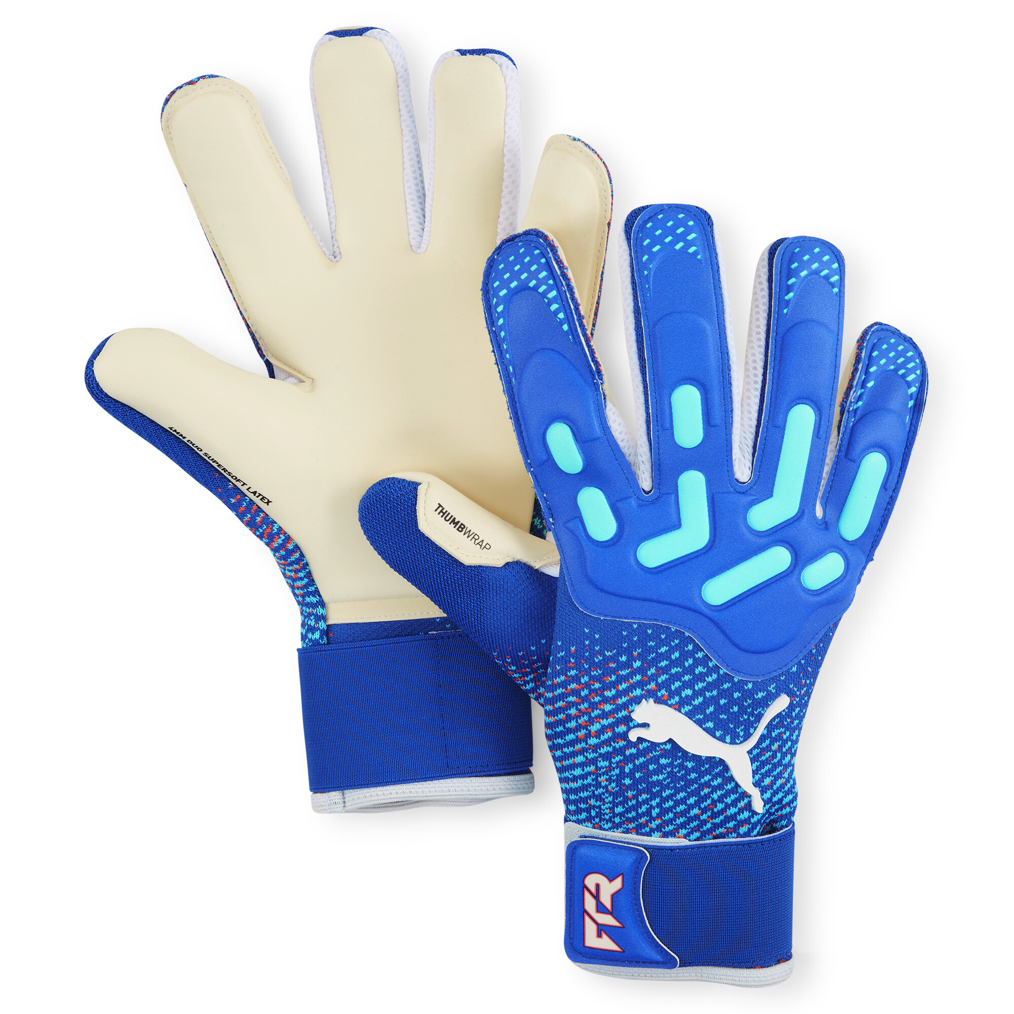 Puma FUTURE Pro Hybrid Goalkeeper Gloves, Blue, Size 8, Accessories